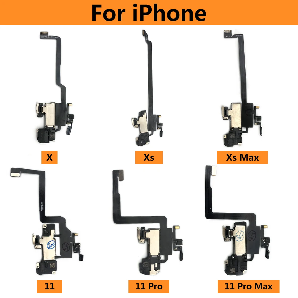 Новинка динамик для ушей Гибкая сменная деталь Iphone X XR XS 11 Pro Max датчик приближения