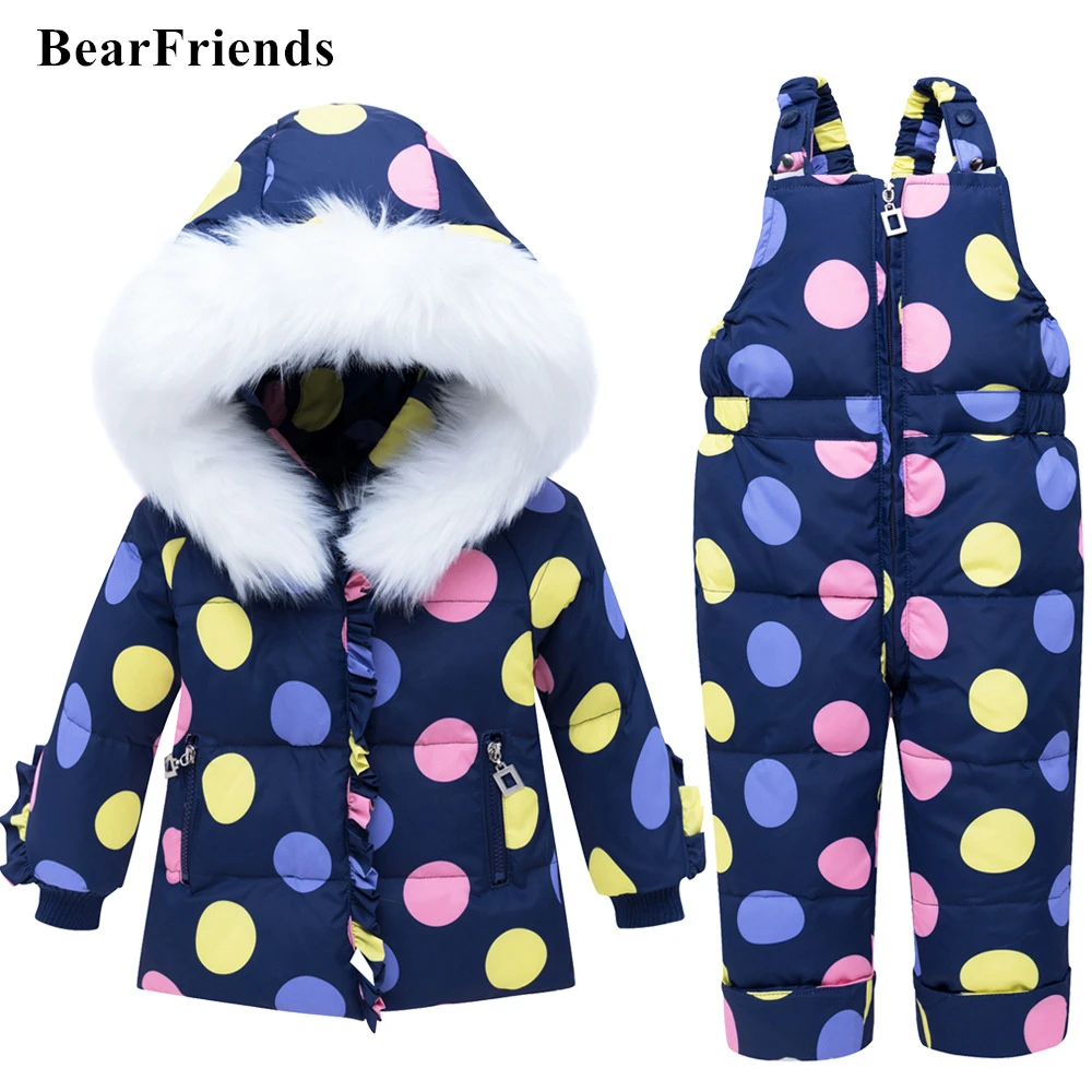  30 зимний стильный Зимний костюм для детей Детский комбинезон комплект одежды 80%