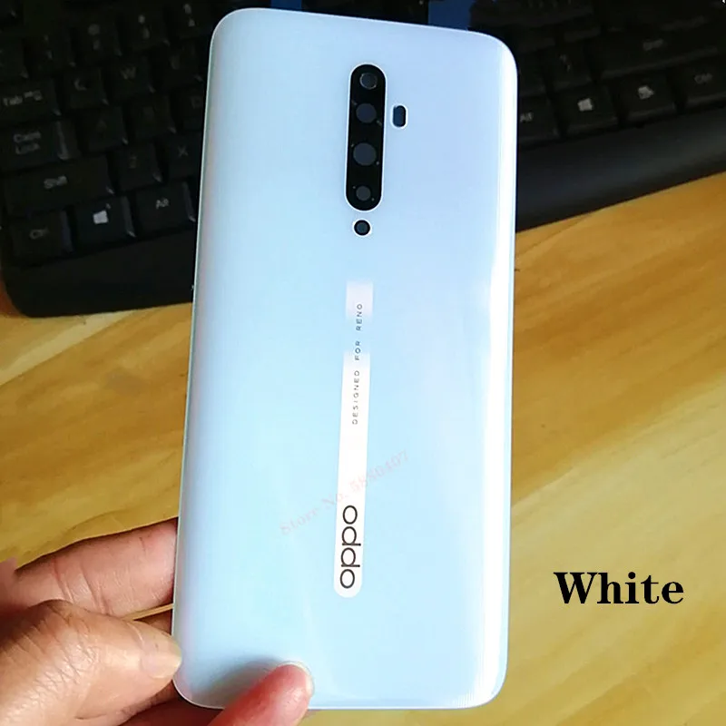 100 original back cover for oppo reno 2z reno2z rear housing door battery cover panel mobile phone case shell replacement parts free global shipping