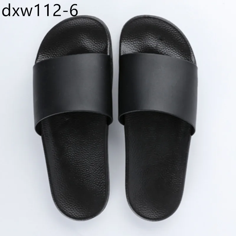 

Summer Solid Color Slippers For Men And Women Flat Soft Simplicity Dwx112