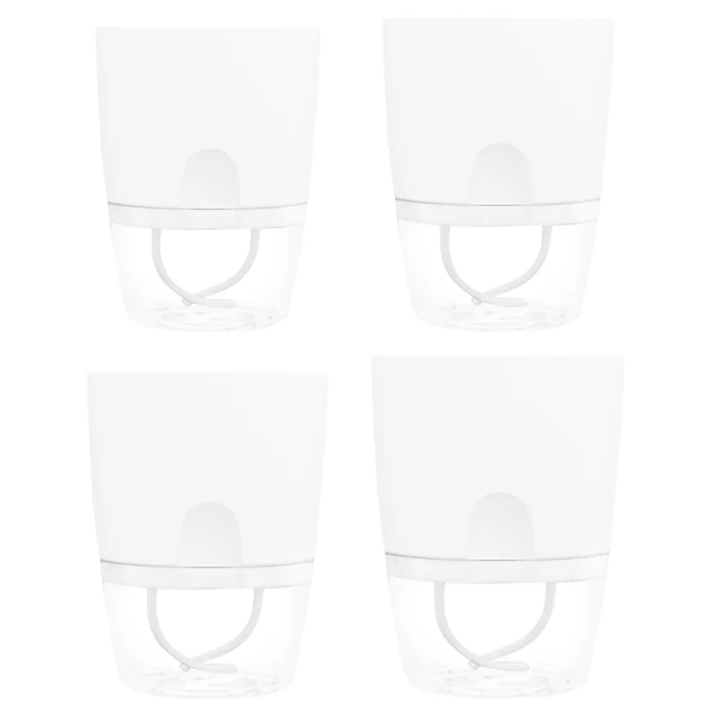 Двухуровневый самополивающийся цветочный горшок с резервуаром для воды