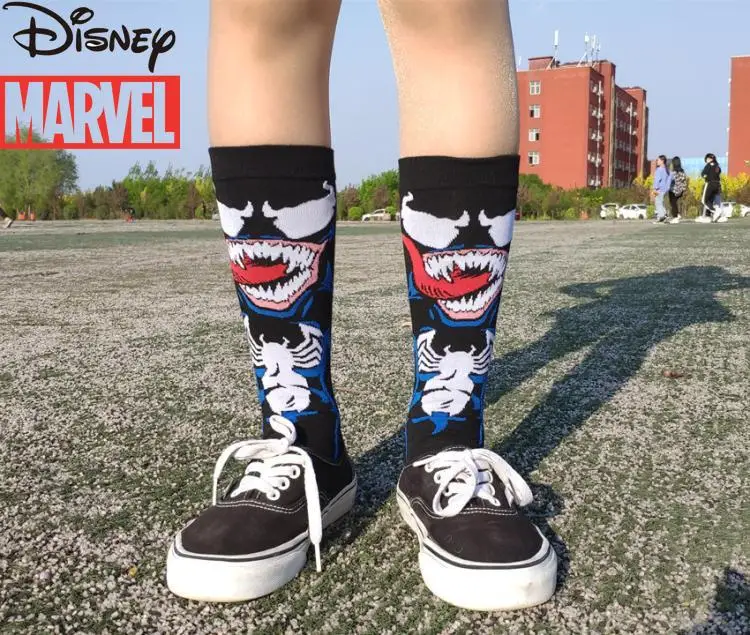 

Avengers Marvel Spider-Man Deadpool Polyester Socks Iron Man Captain America Men's Socks