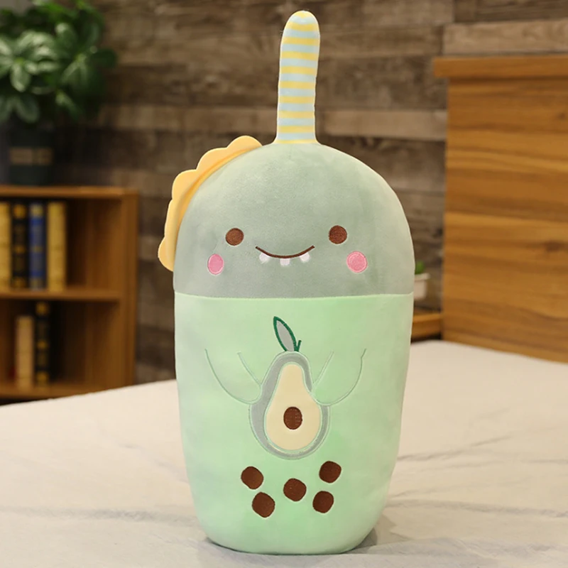 25-35 см животный фруктовый жемчуг молочный чай подушка милый Медведь Кролик