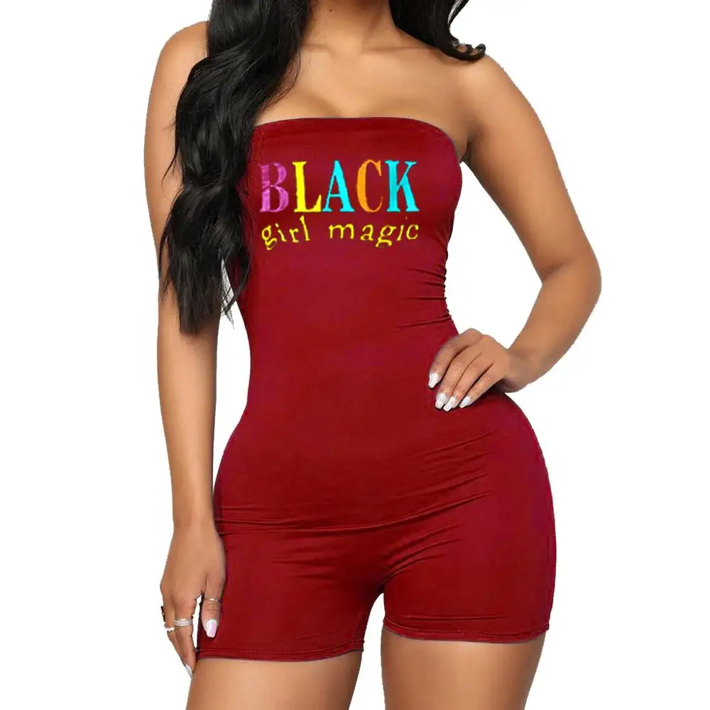 Женский короткий комбинезон с буквенным принтом Adogirl однотонный Облегающий без