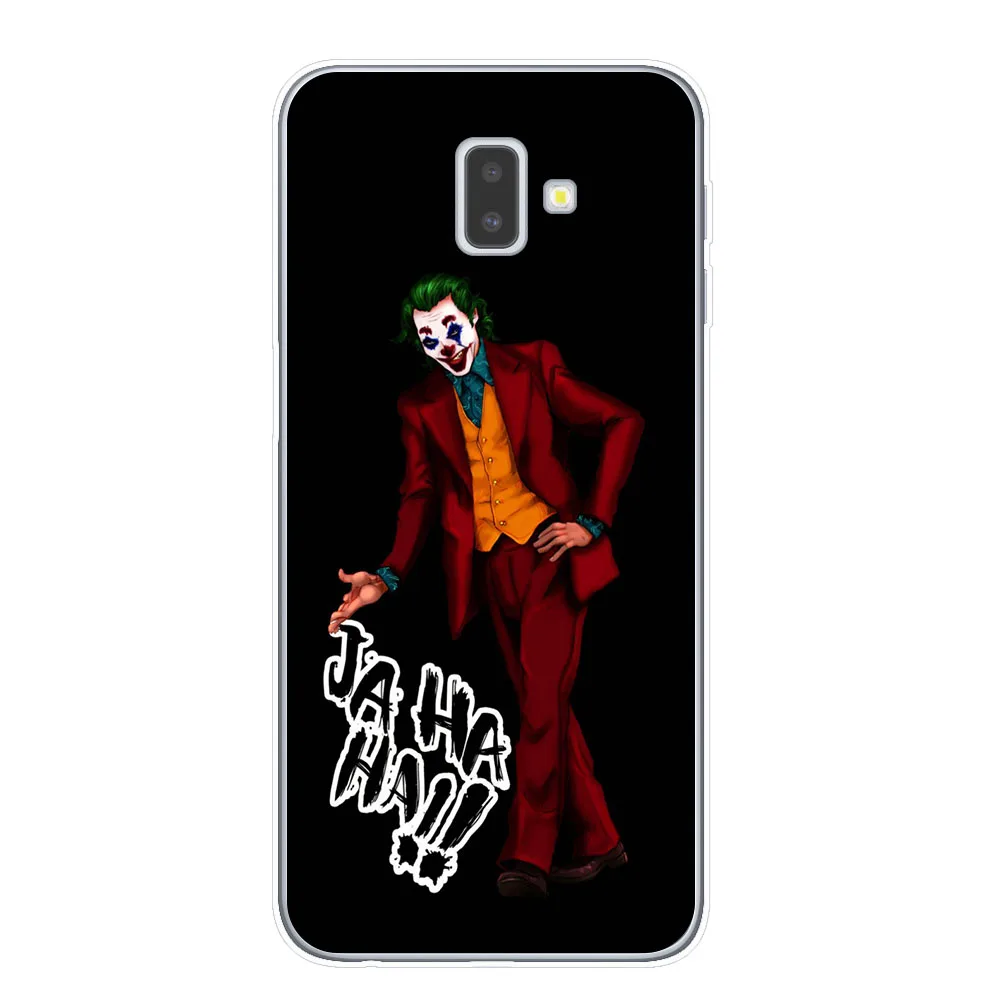 Joker из фильма ужасов «надевать счастливого лица мягкий TPU чехол для samsung J3 J5 J7 J4 J6 плюс Примечание 10 Pro Прозрачный чехол для телефона