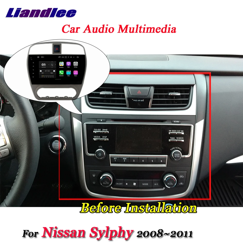 

Liandlee Car Android System For Nissan Sylphy 2008~2011 Stereo Radio Video BT GPS Map Navi Navigation Multimedia No DVD Player
