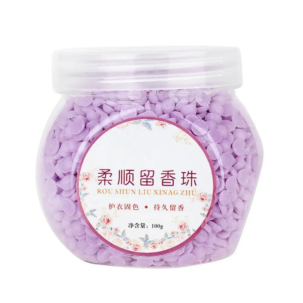 

100g Fragrance Bead Long-lasting Fragrance Softener Laundry Color Laundry Beads Clothing Protection Antistatic Supplies E4V0