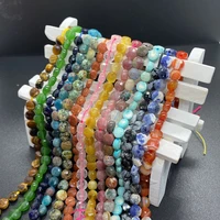 natural stone beads color beads loose beads faceted bracelet diy jewelry accessories jewelry making gift necklace wholesale 6mm
