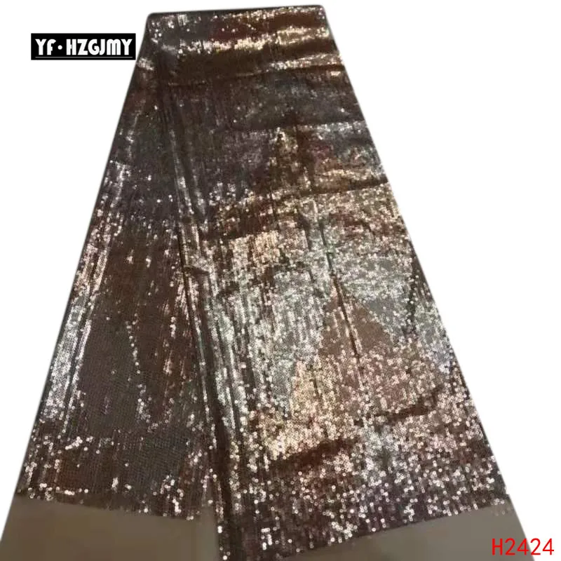 YF HZGJMY Высококачественная оранжевая/серебряная качественное блестящее вышитое