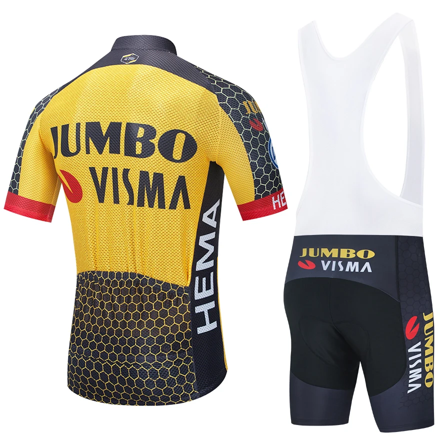 Белая Джерси для велосипедной команды JUMBO VISMA 20D велосипедные шорты одежда Ropa Ciclismo