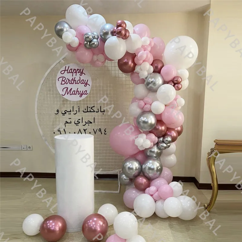 

121 шт., латексные воздушные шары