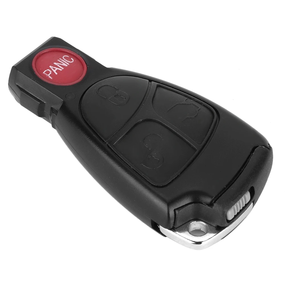 

3+1 Button Remote Keyless Smart Key Fob Case Shell with Blade for BenzKey