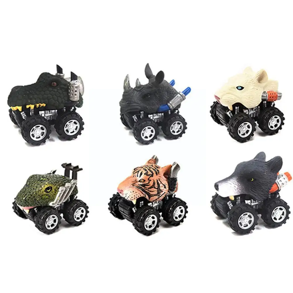 

Mini Pull Back Animal Wild Tiger Wolf Leopard Truck Kids Figures Model Animals Vehicle Gifts Toys Cute Simulation Acti N6e1