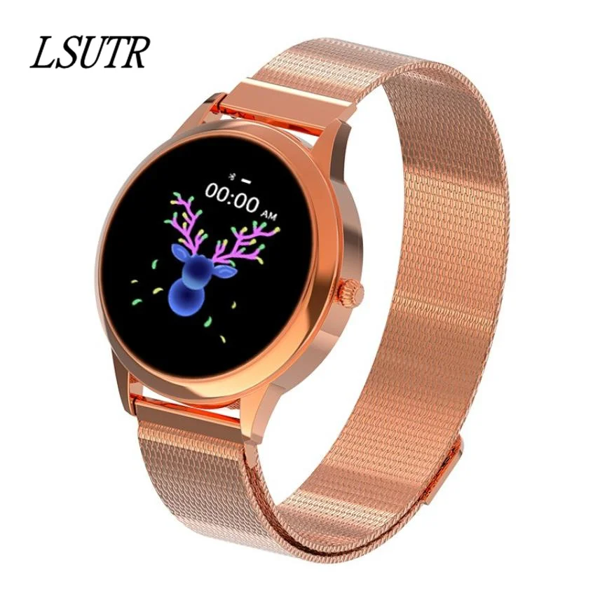 

Smart Watch Women KW10 Waterproof Multi-sports modes Pedometer Heart Rate Monitor smartwatch Fitness Bracelet for Lady