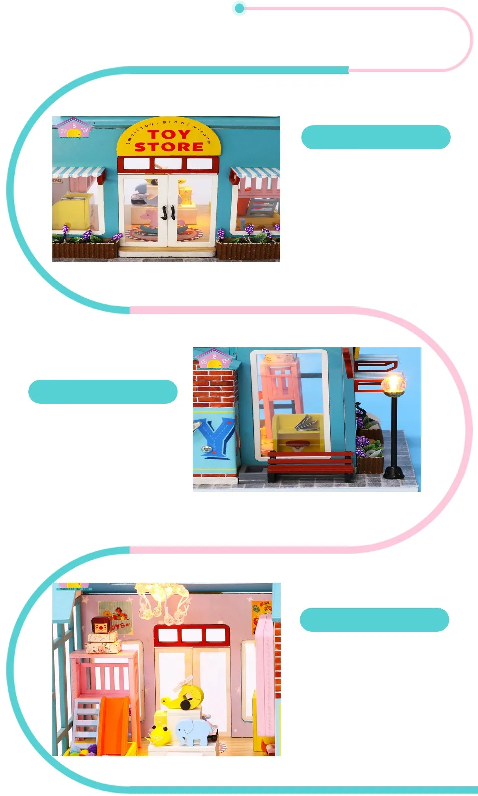 Магазин игрушек деревянный кукольный дом мебель для детей diy кукольный домик миниатюры домашний дом игрушки для детей Подарки oyuncak ev casa giocatto