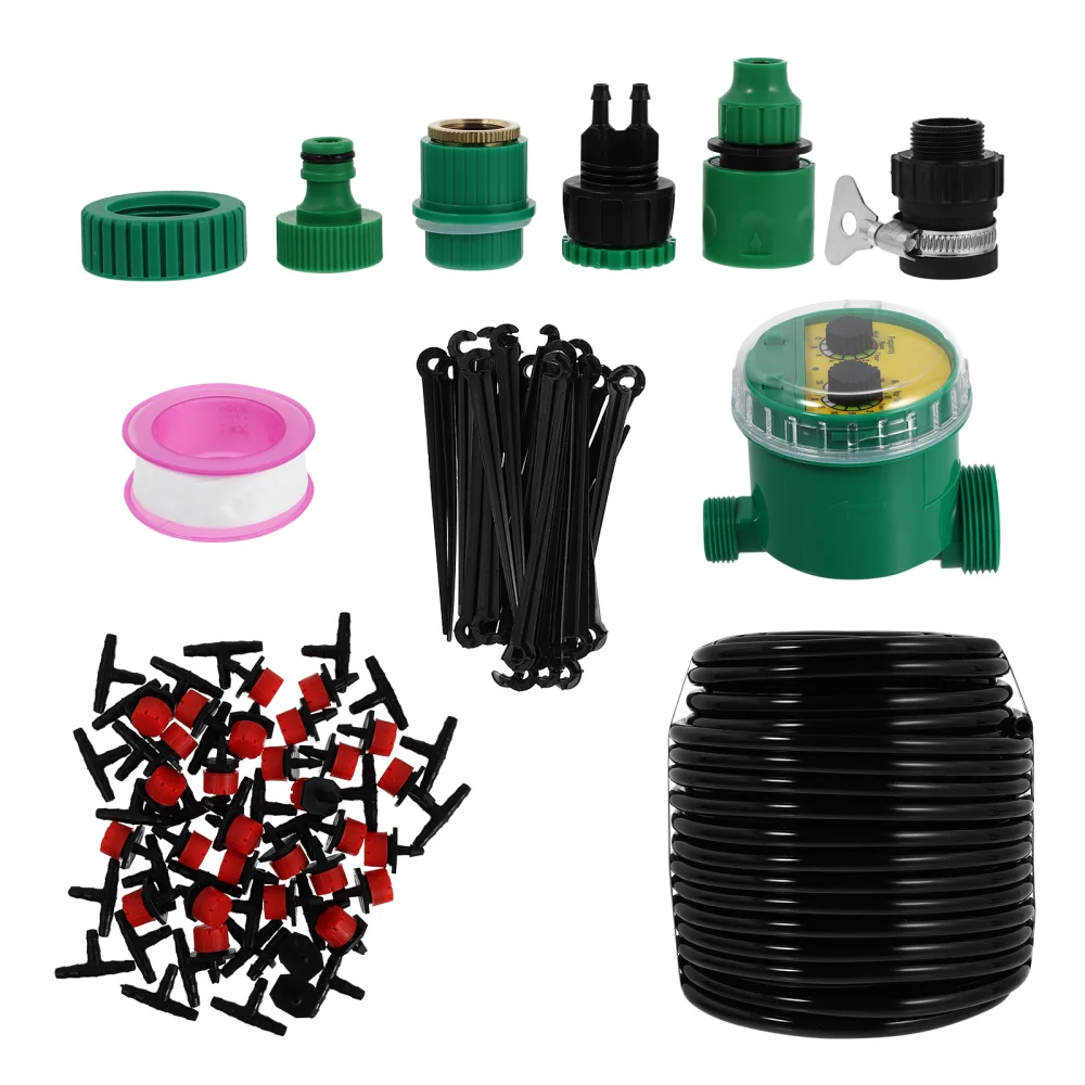 

1 Set Automatic Irrigation Equipment Set Plant Watering System Kit for Garden