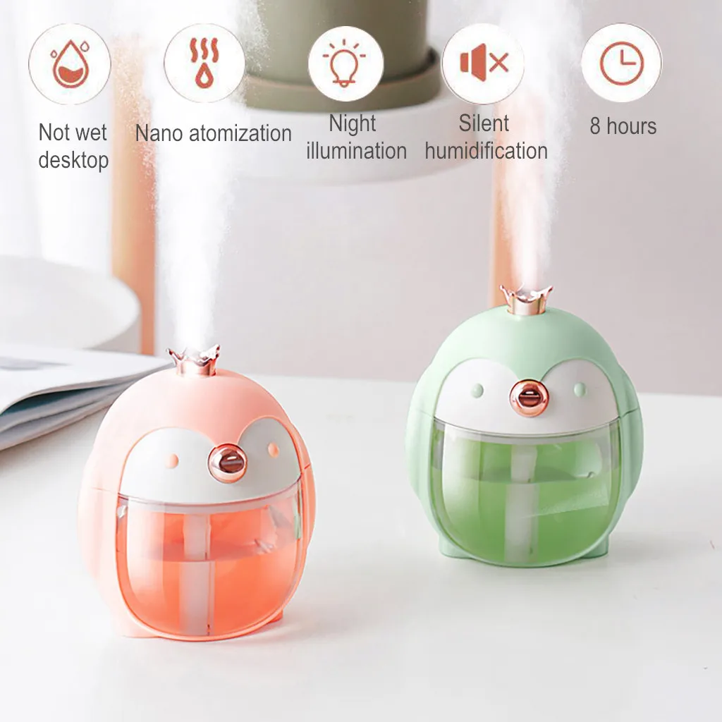 Портативный дорожный увлажнитель воздуха с милым питомцем 300 мл USB аромадиффузор