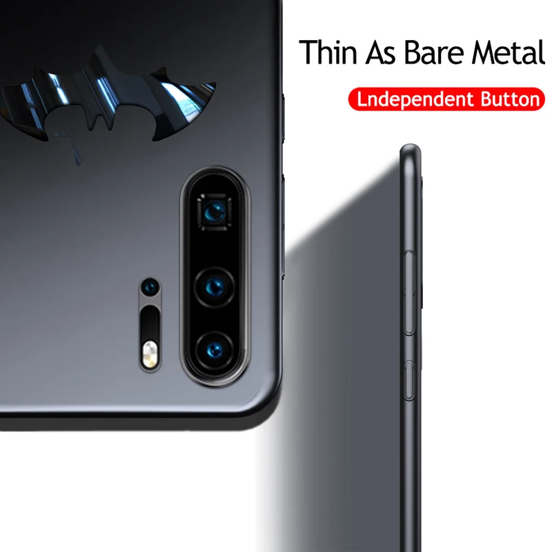 Ультратонкий металлический матовый PC чехол для телефона с Бэтменом для huawei P30 P20 Honor V20 V10 10 9 Lite Pro Nova чехол с магнитной защитой