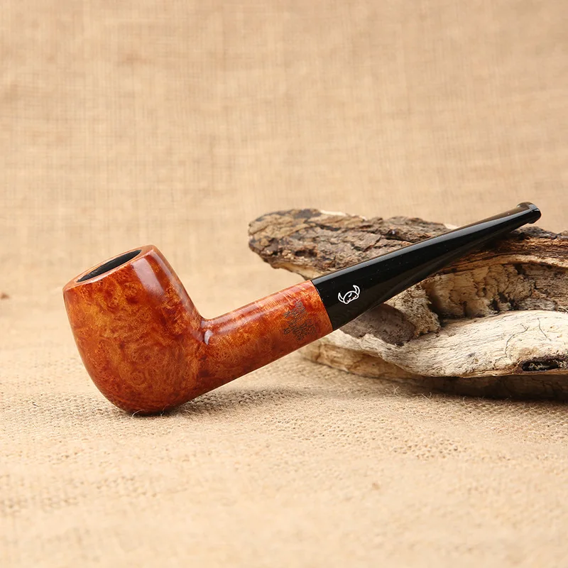 

Men's fashion Photinia small pipe straight style Photinia pipe gift