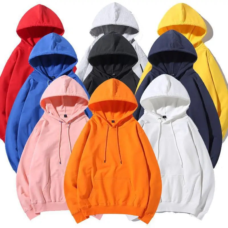 

Oversized Solid Hoodie Autumn Tops Women Cotton Blouse Pullovers Hooded Sweatshirt Unisex Long Sleeve Clothes Casual Loose Hoody