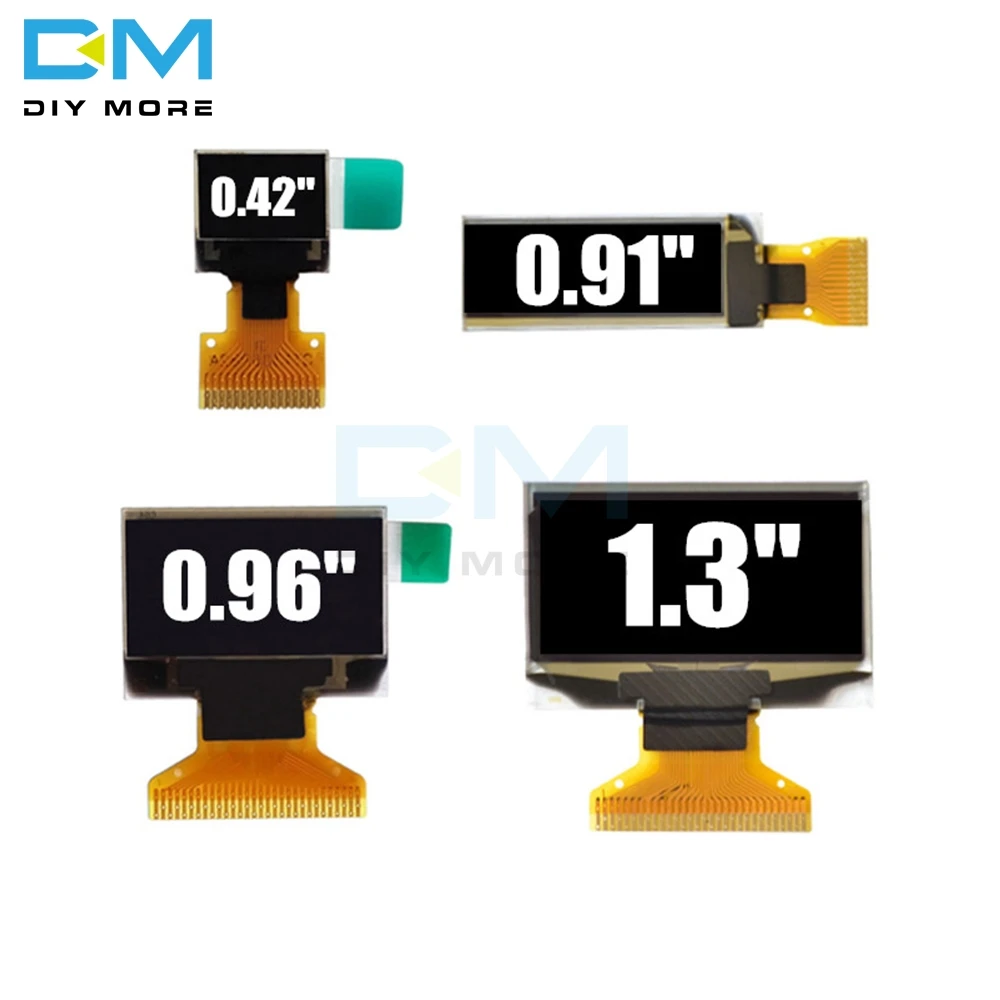 LCD OLED Display 0.42 0.91 0.96 1.3 Inch Blue White LCD Screen Display Module 0.42'' 0.91'' 0.96'' 1.3'' OLED Module For Arduino