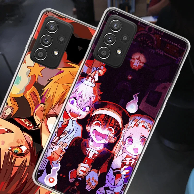 Аниме чехол для телефона Hanako kun в туалете Galaxy A02S A03S A12 A22 A32 A42 A52S A72 Samsung A13 A23 A33 A53 A73 A50S