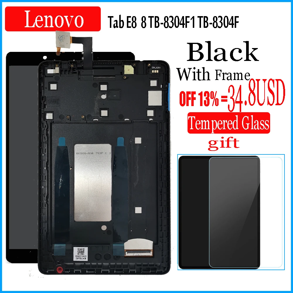 Новый 8 дюймовый ЖК дисплей для Lenovo Tab E8 ТБ 8304F1 8304 TB + дигитайзер сенсорного экрана