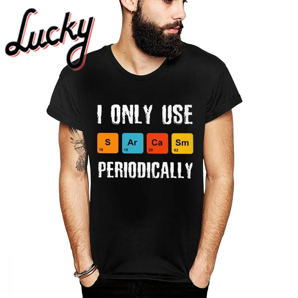 Футболка унисекс I Only Use Sarcasm периодически S Ar Ca Sm Новинка 6XL Повседневная