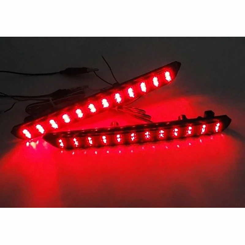 Светодиодный отражатель заднего бампера 2x24 стоп сигнал Поворотный Светильник