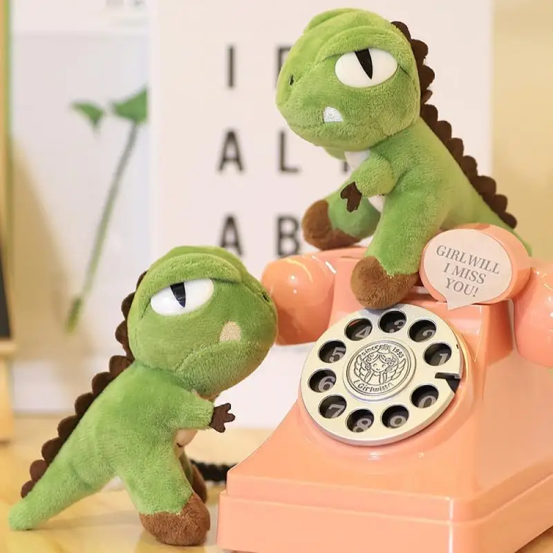 

1 шт. 13 см новые плюшевые игрушки динозавр мультяшный тираннозавр милая мягкая игрушка куклы для детей мальчиков подарок на день рождения ко...