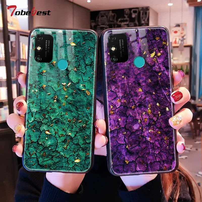Чехол для телефона Huawei Honor 9X 9S 9A 9C 8A 8X 8S 8C 7A 7C X10 Lite Max эпоксидный Силиконовый ТПУ