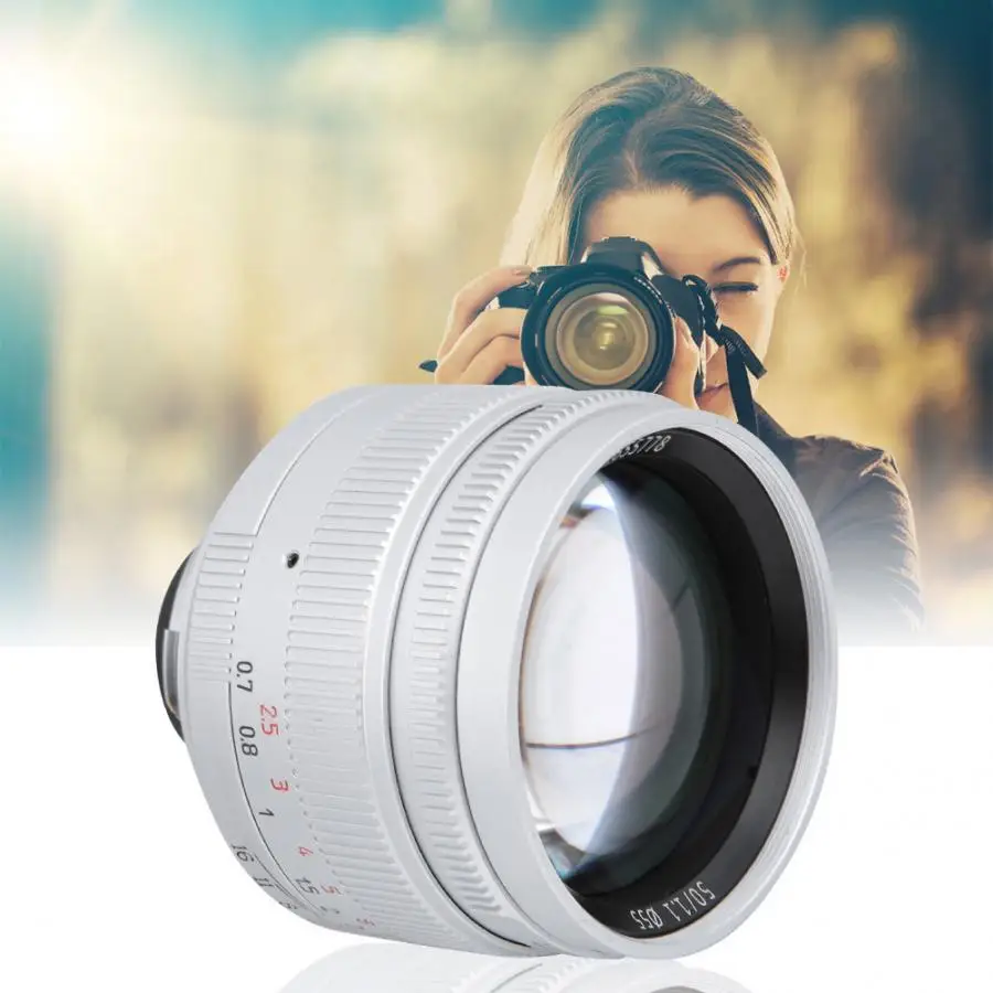 7artisans 50 мм F1.1 линза фиксированная беззеркальная камера Объектив для Leica M Mount M3 M5 M6
