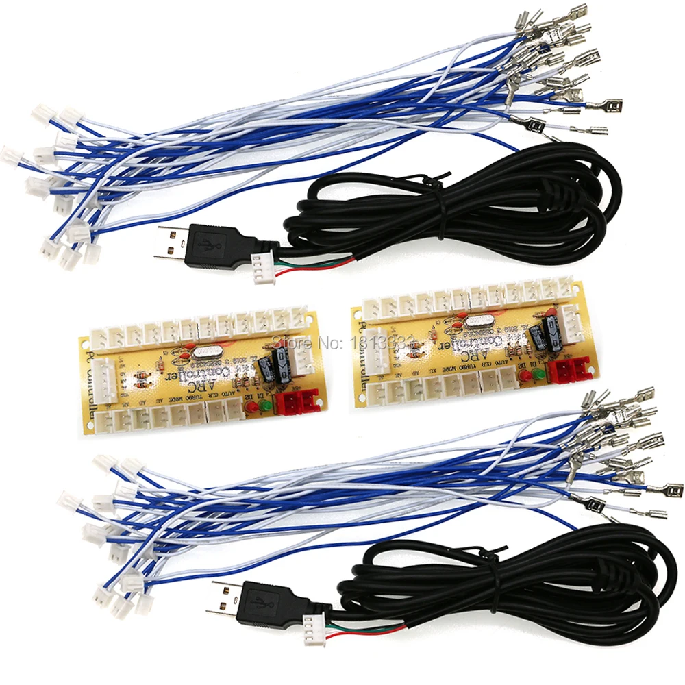 USB-плата с нулевой задержкой 2 комплекта бесплатная доставка аркадный джойстик