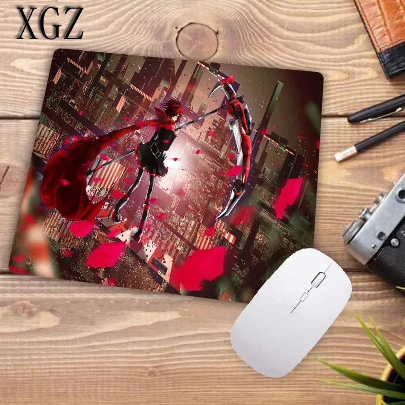 XGZ RWBY Ruby Rose аниме большой коврик для мыши запирающийся край игровой коврик для мыши геймер игровой коврик для мыши и клавиатура стол Ma для CSGO DOTA