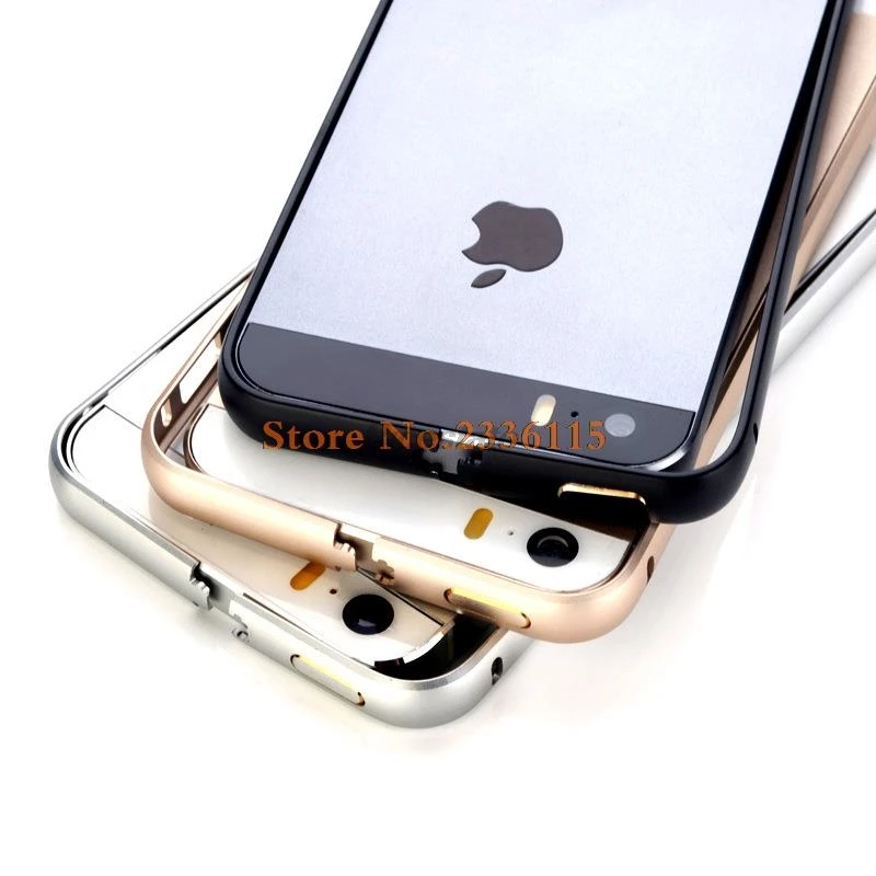 Алюминиевый металлический чехол бампер с рамкой для iPhone 5 5S SE SE2 6 6s 7 8 Plus X XS Max XR