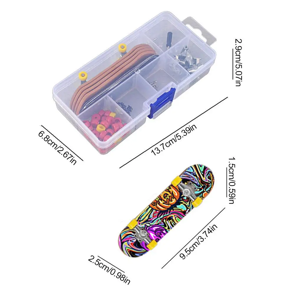 DIY Мини Пальчиковый скейтборд набор забавных скейтбордов мини игрушки для детей