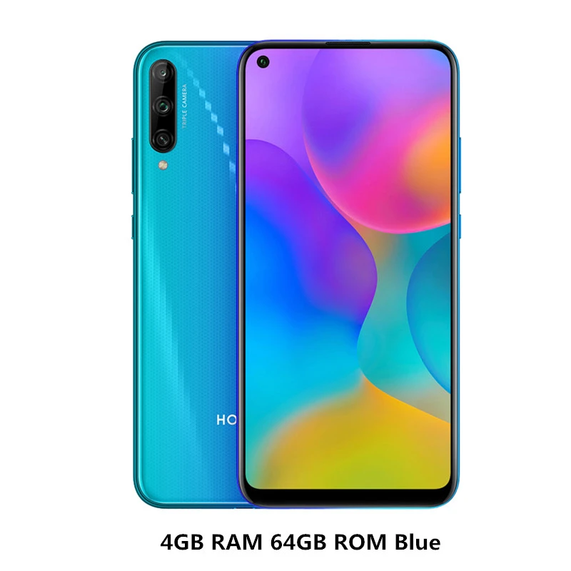4GB 64GB Blue Honor play 3 мобильный телефон honor play 3 6,39 дюймов, четыре ядра, Android 9,0, разблокировка лица, GPU Turbo 3,0, мобильные телефоны - Цвет: 4GB 64GB Blue
