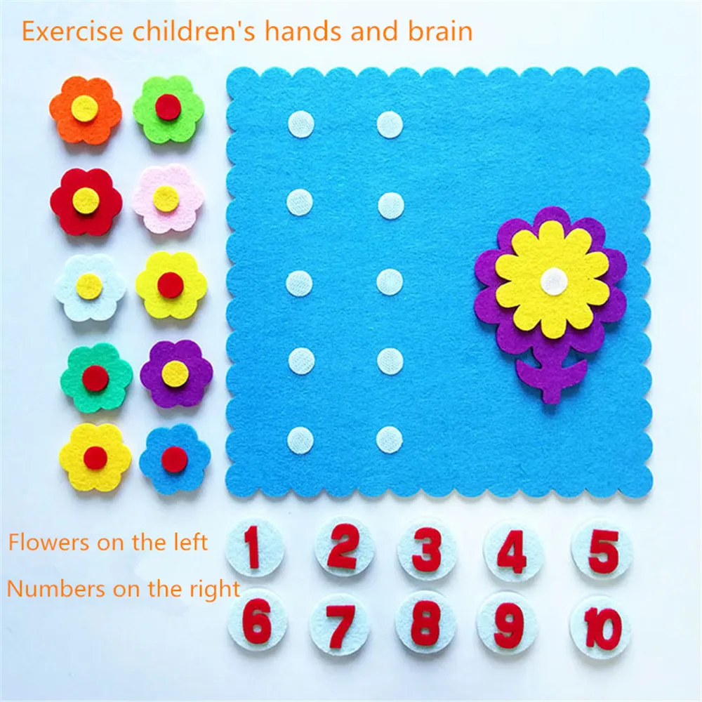 

Digital Flower Teaching Aids Math Toy DIY Kids Educational Toy Educational Brainpower Hands-on Ability Interest Development Toy