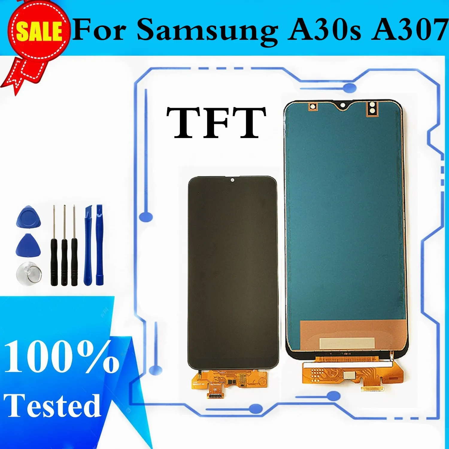 TFT ЖК дисплей для Samsung Galaxy A30s A307 сенсорный экран дигитайзер сборки SM A307F