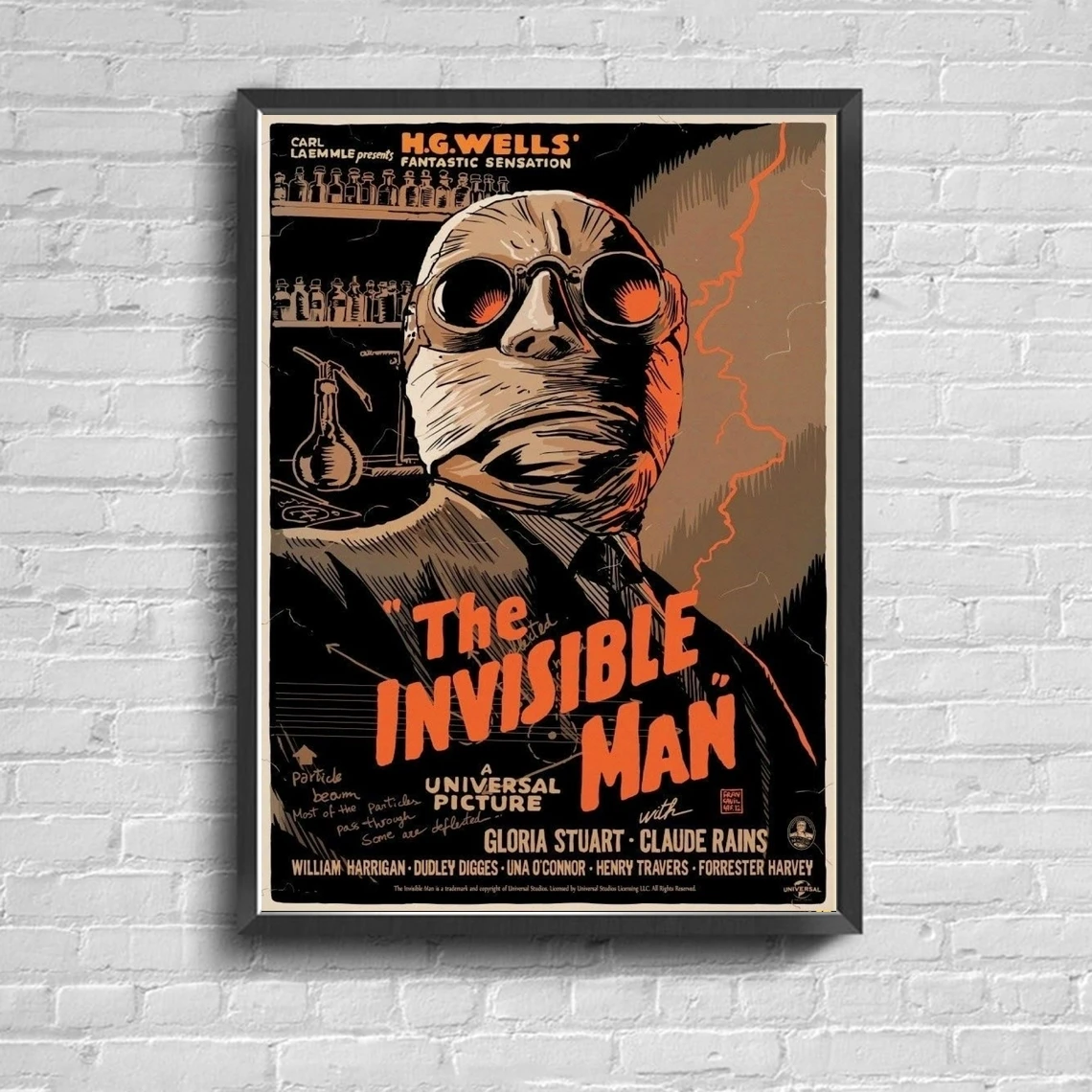 Horror Movie Poster Canvas Print Art Gift Home Wall Painting Decoration (No Frame)