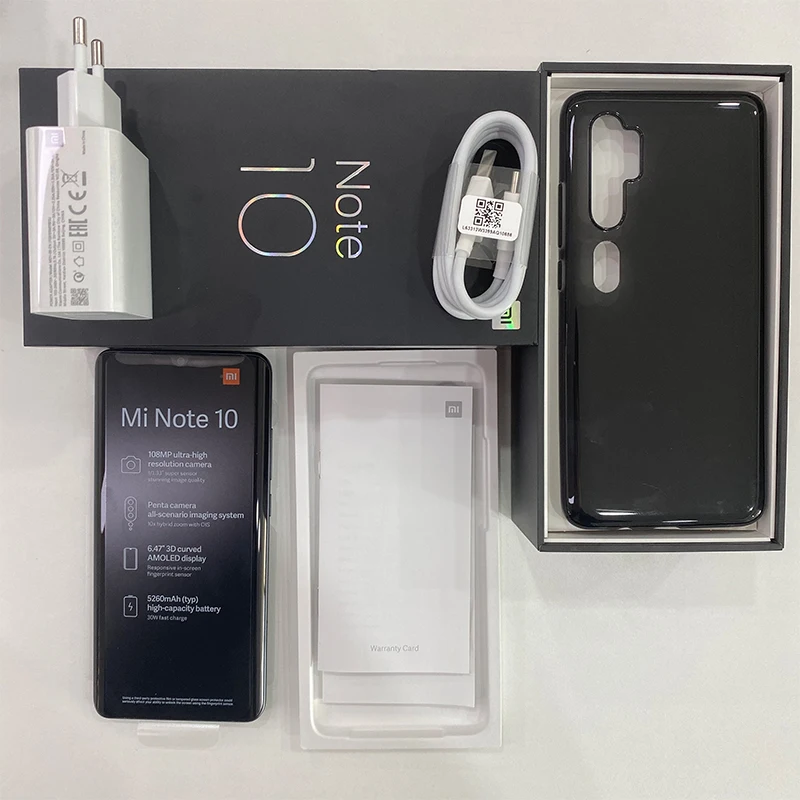 Глобальная версия Xiaomi mi note 10 6 ГБ 128 ГБ/8 256 Snapdragon 730G 4G NFC cell Google Play 5260 мАч 30 Вт Быстрая