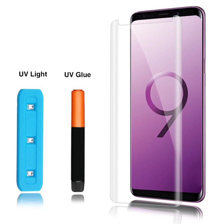 Защитное стекло samsung galaxy s9 изогнутое противоударное Олеофобное закаленное