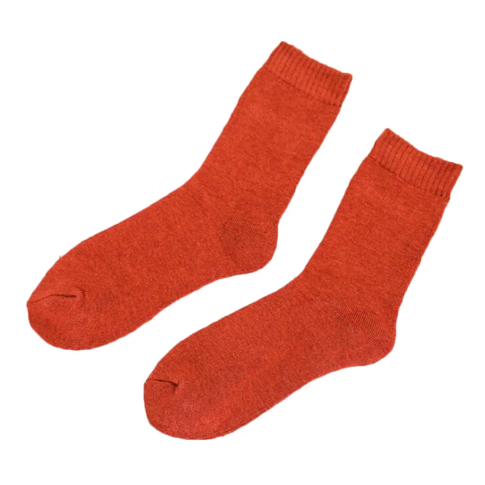 

1 Pair Winter Men Thick Socks Striped Shaped Long Compression Stockings Solid Terry Towel Socks Casual Stretch Cotton Socks