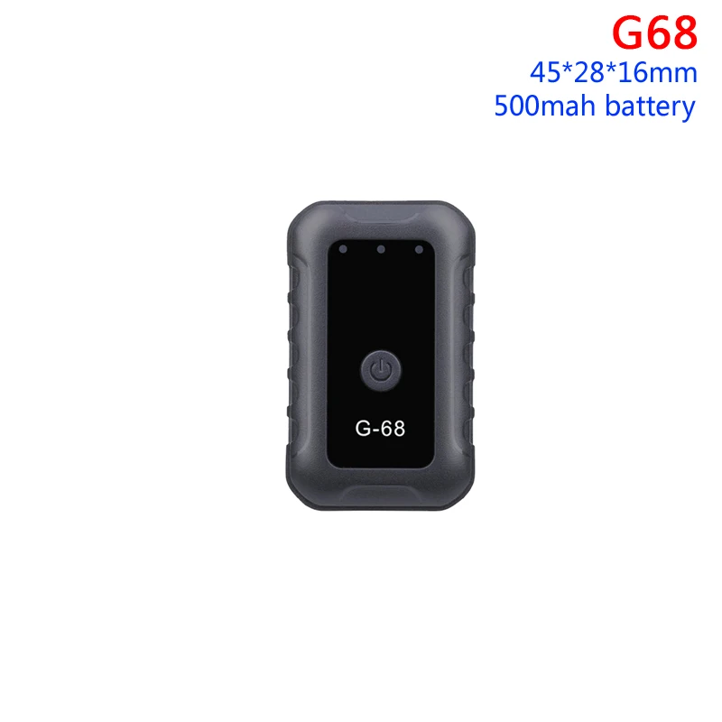 G68 500mah battery Горячая G03 мини gps трекер WiFi lbs sos-вызов голосовое Регистраторы в TF карты App отслеживания для детей Домашние автомобильное транспортное средство - Цвет: G68 500mah battery