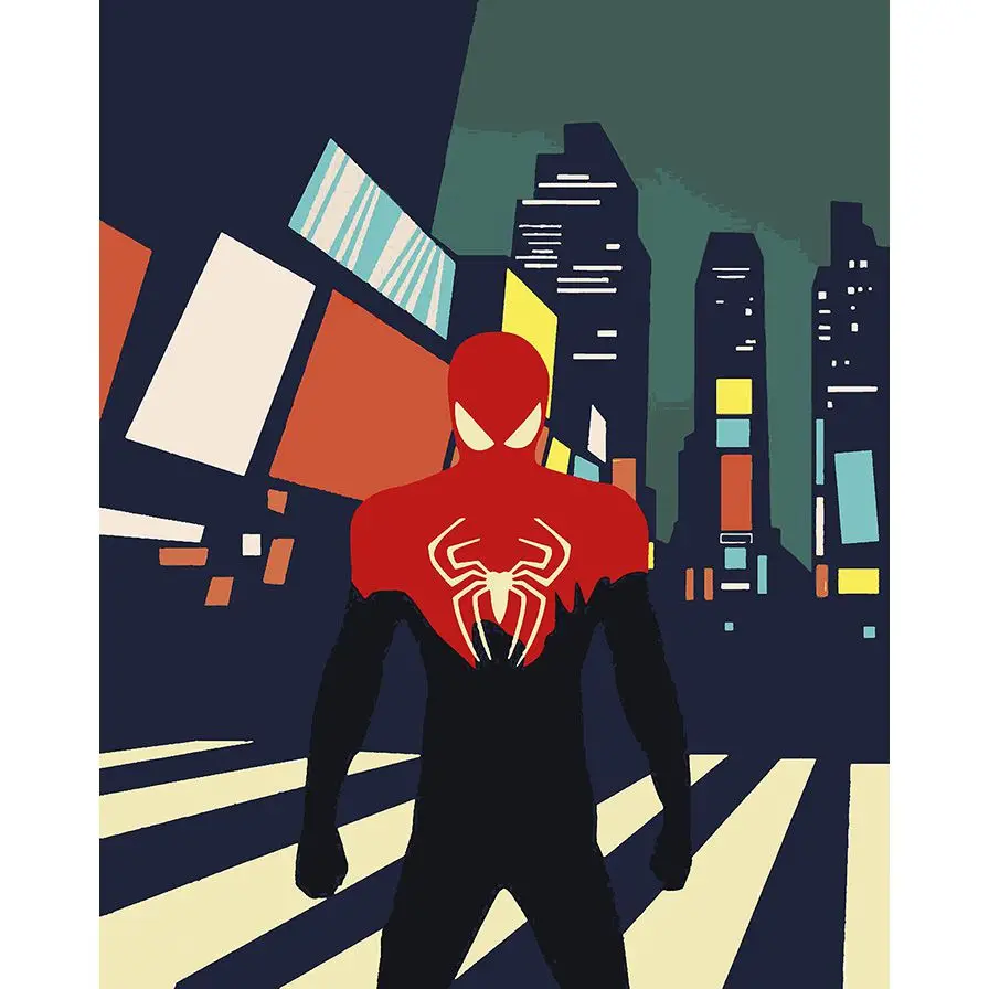 Картина по номерам человек паук