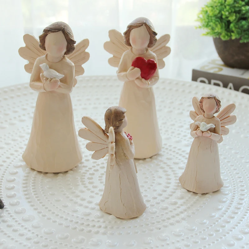 [HHT] Nordic Angel Little Fairy Small Ornaments Living Room Bookshelf Wine Cabinet Decorations Elves Garden | Дом и сад