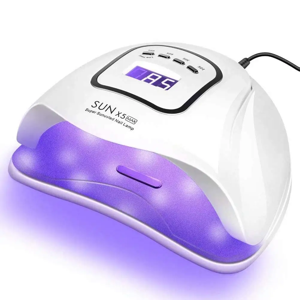 

120W UV LED Nail Lamp with 45Pcs Leds For Manicure Gel Nail Dryer Drying Nail Polish Lamp 10s/30s/60s/99s Auto Manicure Tools