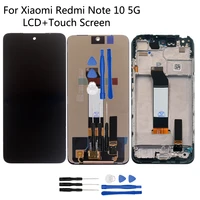original for xiaomi redmi note 10 5g lcd display touch screen digitizer for redmi note 10 screen lcd display phone parts