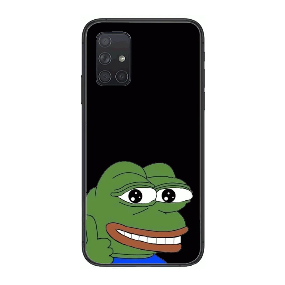 

frog phone case Phone Case Hull For Samsung Galaxy A 50 51 20 71 70 40 30 10 E 4G 5G S Black Shell Art Cell Cover