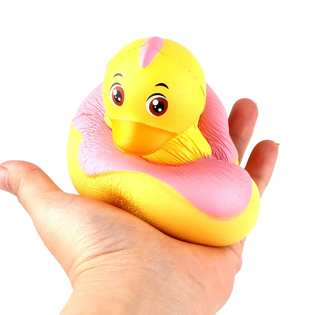 

Mini cute little yellow duck slowly rising decompression and decompression toys Squishy Toy Kawaii Squeeze Toys For Baby Kids